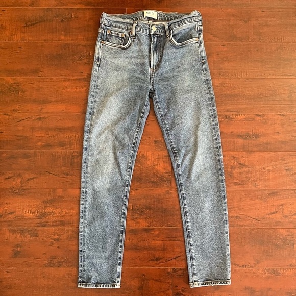 AGOLDE Denim Toni Skinny Straight Jeans Ankle Size 27 Mid Rise - Picture 4 of 12